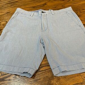 Johnston & Murphy Men's Blue checked Shorts size 34. NWOT